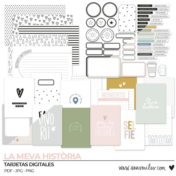 Tarjetas Digitales Scrapbooking