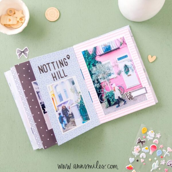 Taller Álbum Scrapbooking Ann's Miles Kimidori