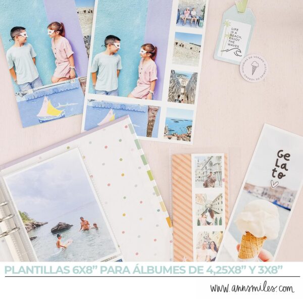 Plantilla de Fotografía para Midori de Scrapbooking