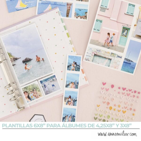 Plantilla de Fotografía para Midori de Scrapbooking