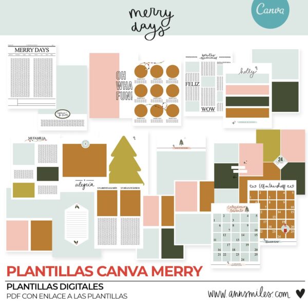 Plantillas Canva Scrapbooking