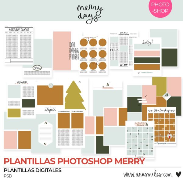 Plantillas Photoshop Scrapbooking