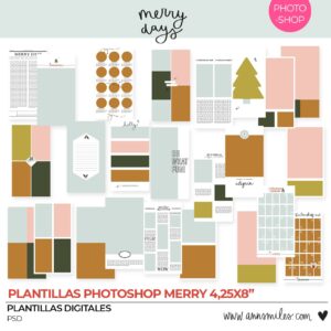 Plantillas Photoshop Scrapbooking