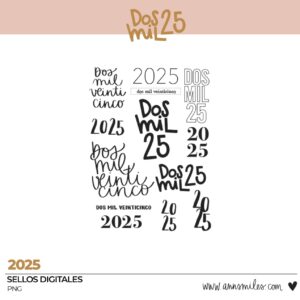 Sellos Digitales Scrapbooking 2025