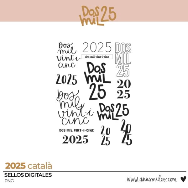 Sellos Digitales Scrapbooking 2025