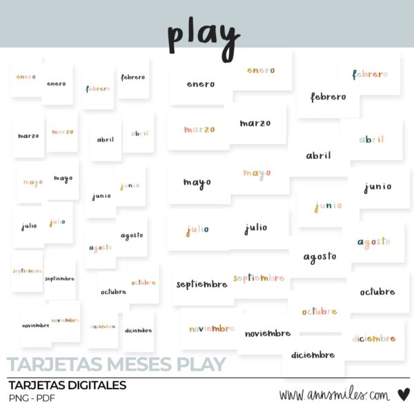 Tarjetas Digitales Scrapbooking Play