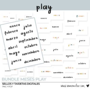 Tarjetas y Sellos Digitales Scrapbooking Play