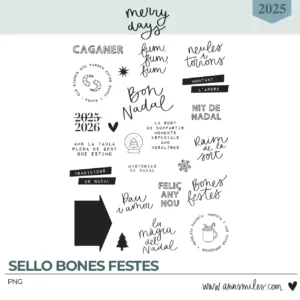 Sello Digital Bones Festes Scrapbooking