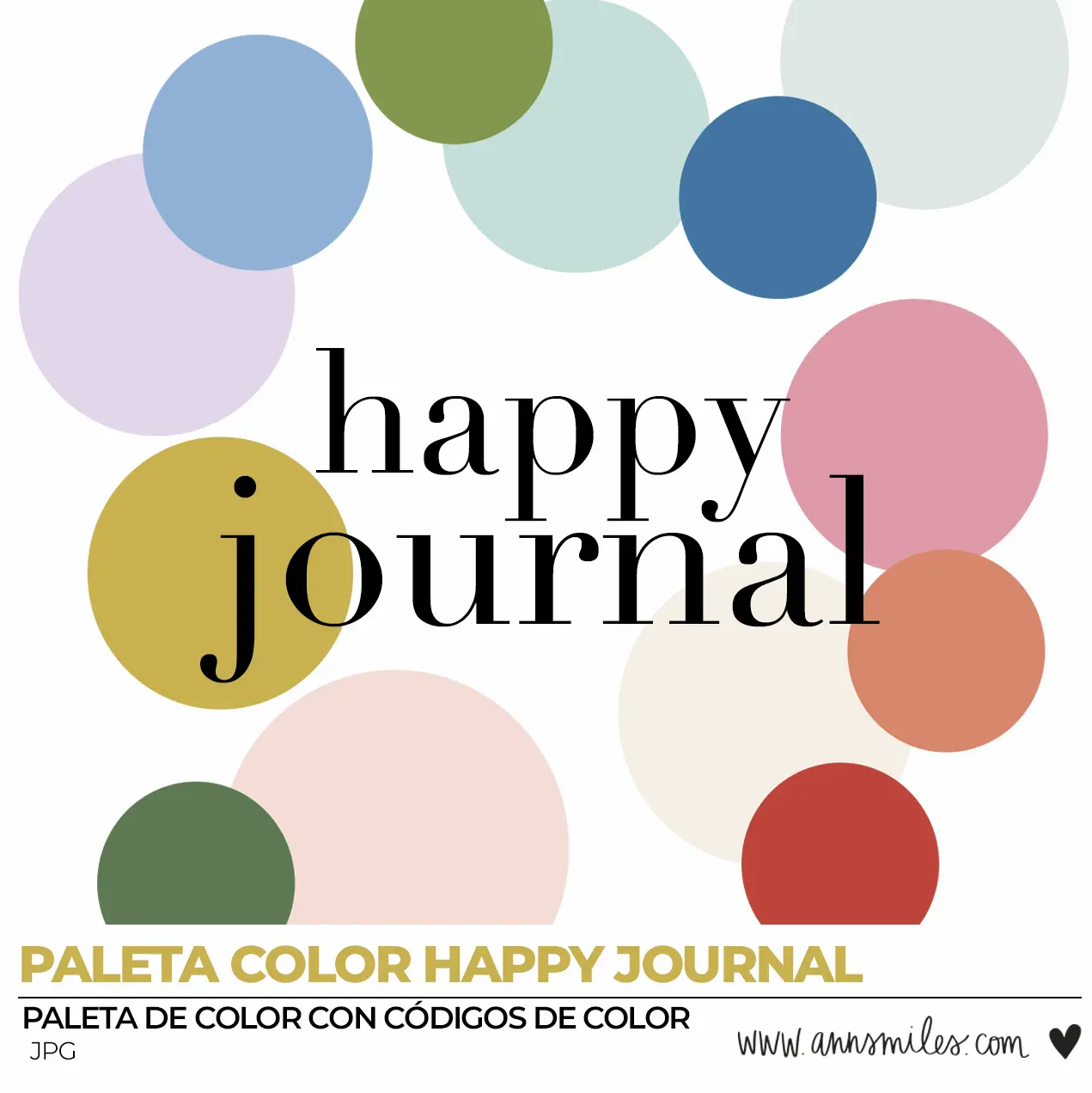 Paleta Color Happy Journal