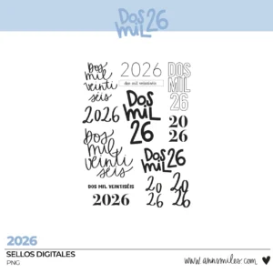 Sellos Digitales 2026 Scrapbooking