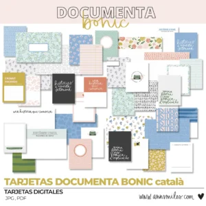 TARJETAS DIGITALES DOCUMENTA BONITO SCRAPBOOKING