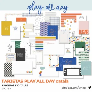 Tarjetas Scrapbooking Catalán