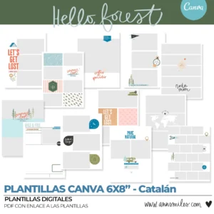 Plantillas Canva Hello Forest 6x8" (Catalán)