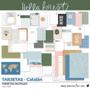 Tarjetas Digitales Hello Forest (Catalán)